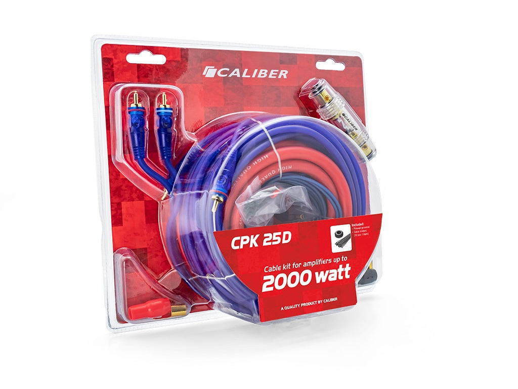Caliber CPK25D versterker aansluitset – officiële detailfoto 3