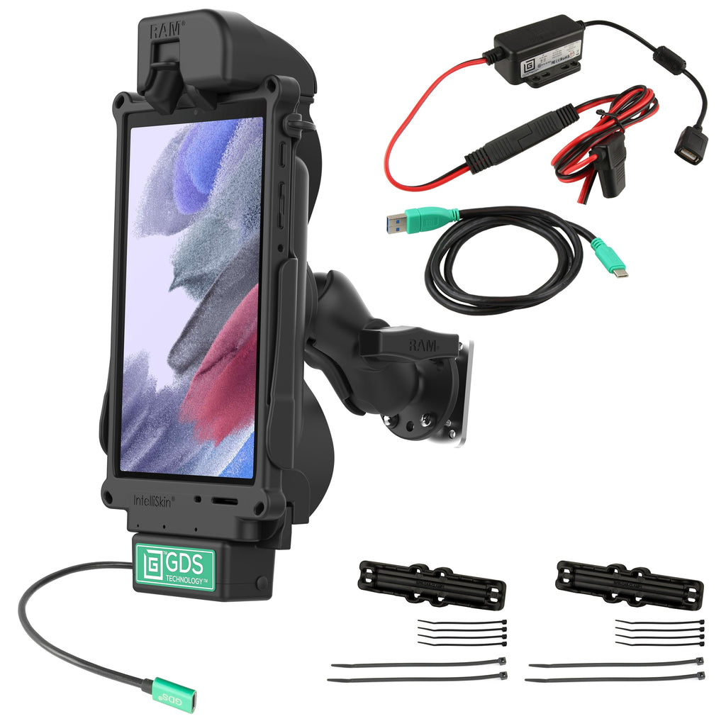 GDS® Tough-Dock™ Voertuigbundel voor Samsung Tab A7 Lite 8.7" - RAM Mounts RAM-GDS-101B2-SAM80CP-V7B1U afbeelding 1