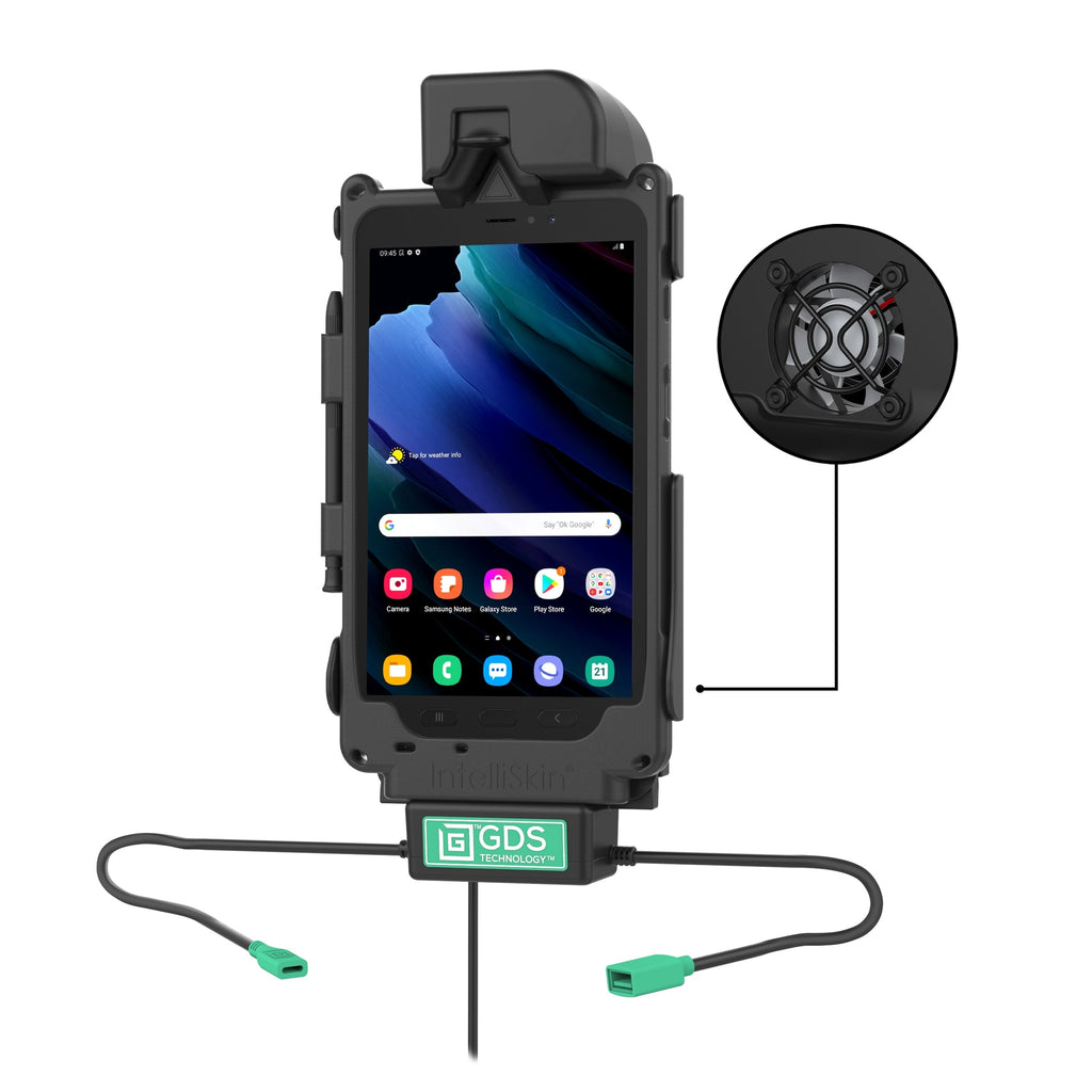 GDS® Cool-Dock™ + enkele USB-A voor Samsung Tab Active3 & 2 - RAM Mounts RAM-GDS-DOCKF-SAM62CDU afbeelding 1