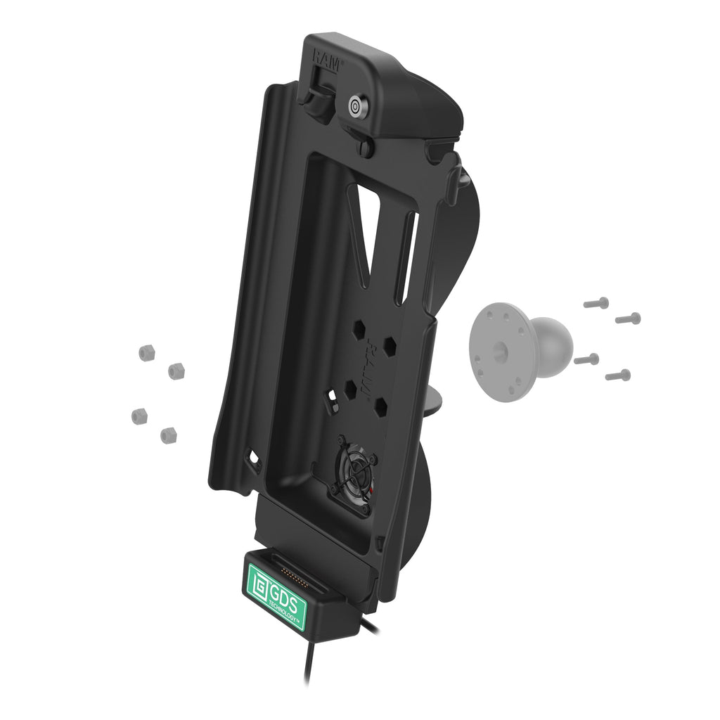 GDS® Cool-Dock™ met USB-C 3.1 vergrendelen voor Samsung Tab A 10.5 - RAM Mounts RAM-GDS-DOCKLF-SAM66CU afbeelding 7