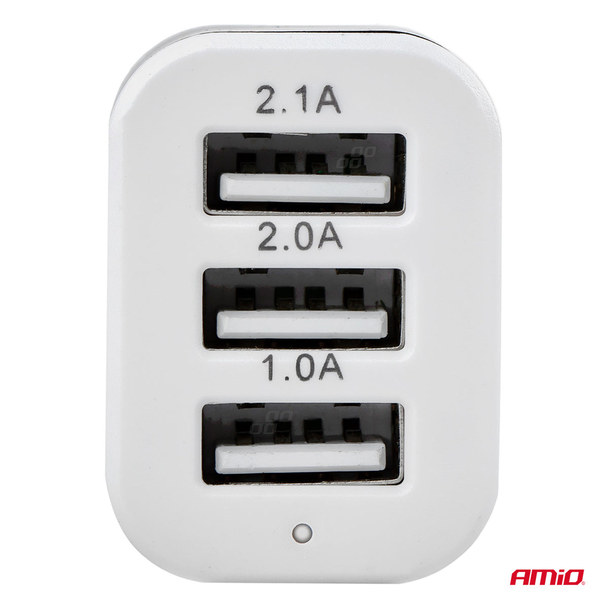 Telefoon oplader 3xUSB wit PCH-03 AMiO 01027 - AMiO 01027 - afbeelding 2