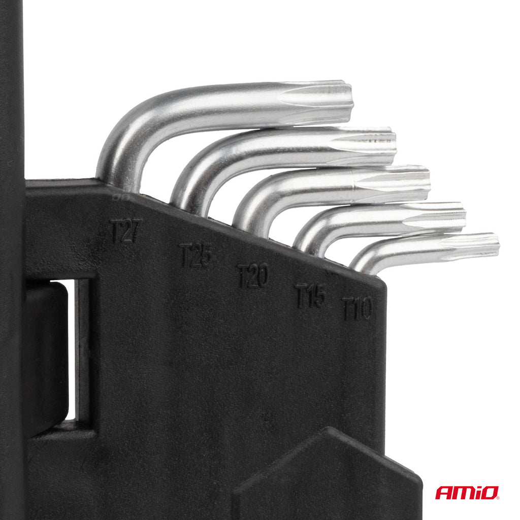 TORX sleutel LANG 230 mm 9 stuks TKL AMiO 01039 - AMiO 01039 - afbeelding 3