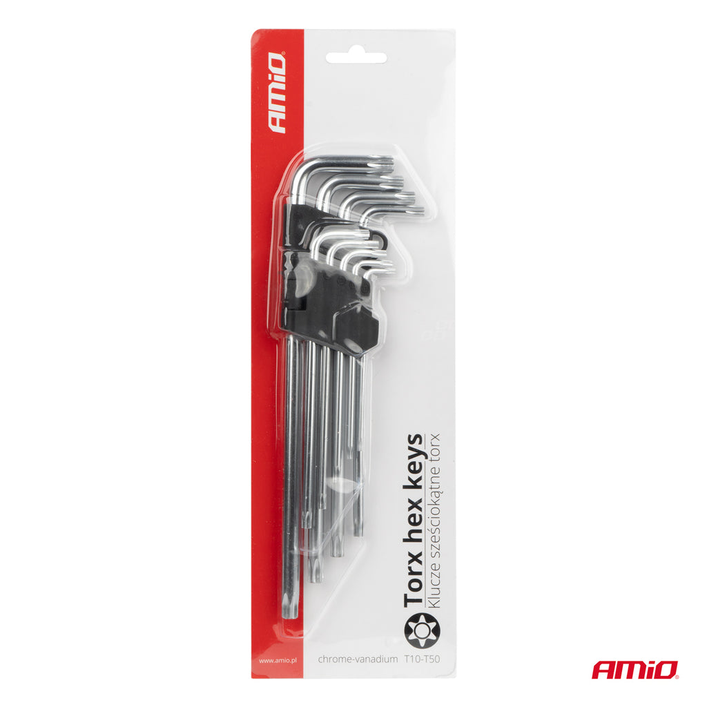 TORX sleutel LANG 230 mm 9 stuks TKL AMiO 01039 - AMiO 01039 - afbeelding 5