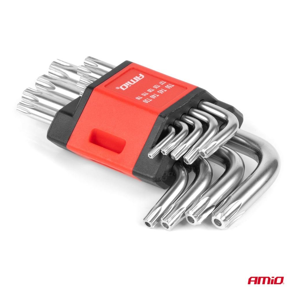 Torx sleutels CRV 9st AMiO 01040 - AMiO 01040 - afbeelding 3