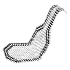 Zitmat, lang, zwart met beige afwerking AMiO 01124 - AMiO 01124 - afbeelding 1