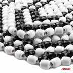 Zitmat, lang, zwart met beige afwerking AMiO 01124 - AMiO 01124 - afbeelding 4