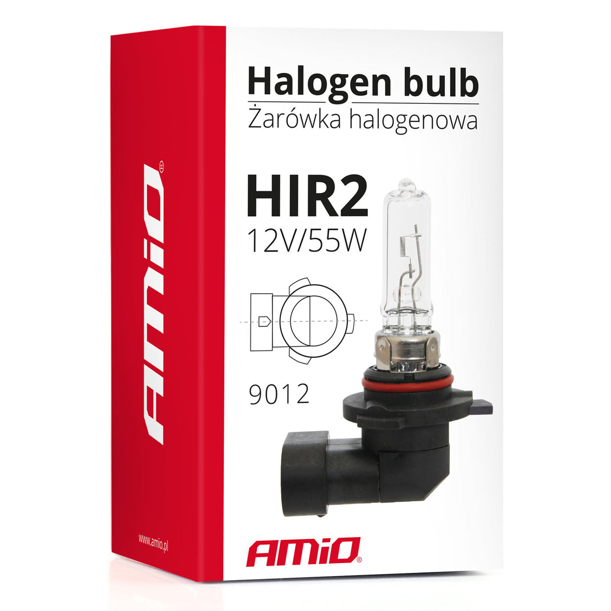 Halogeenlamp HIR2 9012 12V 55W AMiO 01125 - AMiO 01125 - afbeelding 5