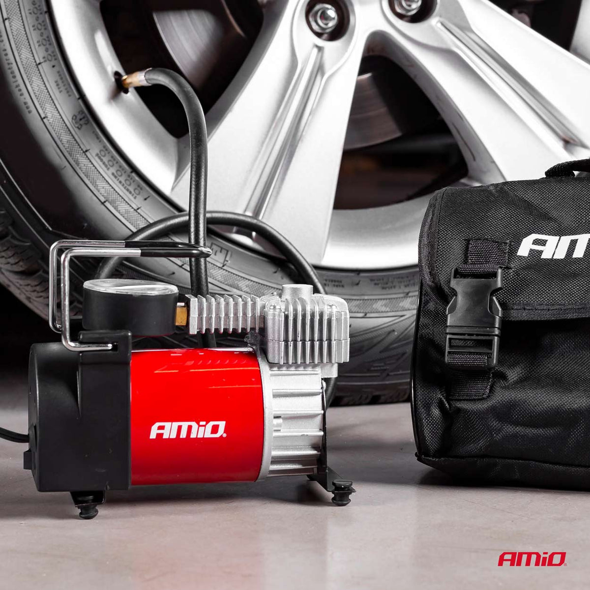 Auto Luchtcompressor 12V HQ Acomp-03 AMiO 01135 - AMiO 01135 - afbeelding 4