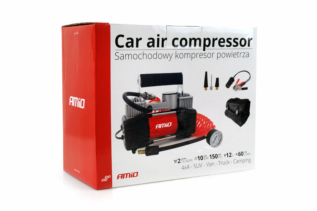 Auto Luchtcompressor 2cilinder 12V HQ Acomp-04 AMiO 01136 – AMiO 01136 – productafbeelding 7