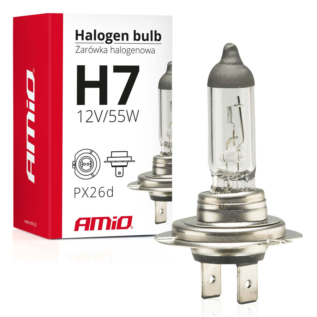 Halogeenlamp H7 12V 55W UV-filter (E8) AMiO 01156 - AMiO 01156 - afbeelding 5