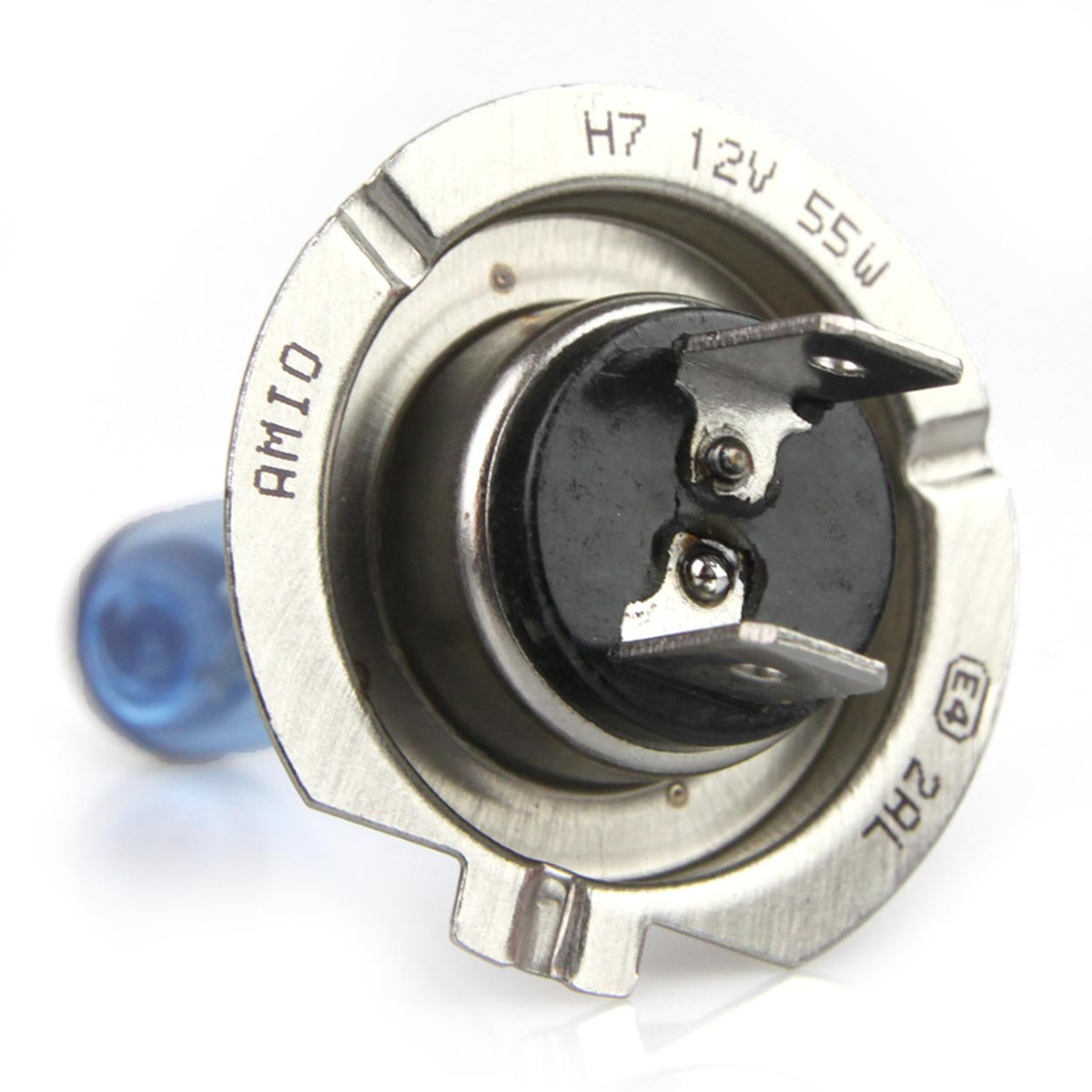 Halogeenlamp H7 12V 55W UV-filter (E8) Super Wit AMiO 01157 - AMiO 01157 - afbeelding 4