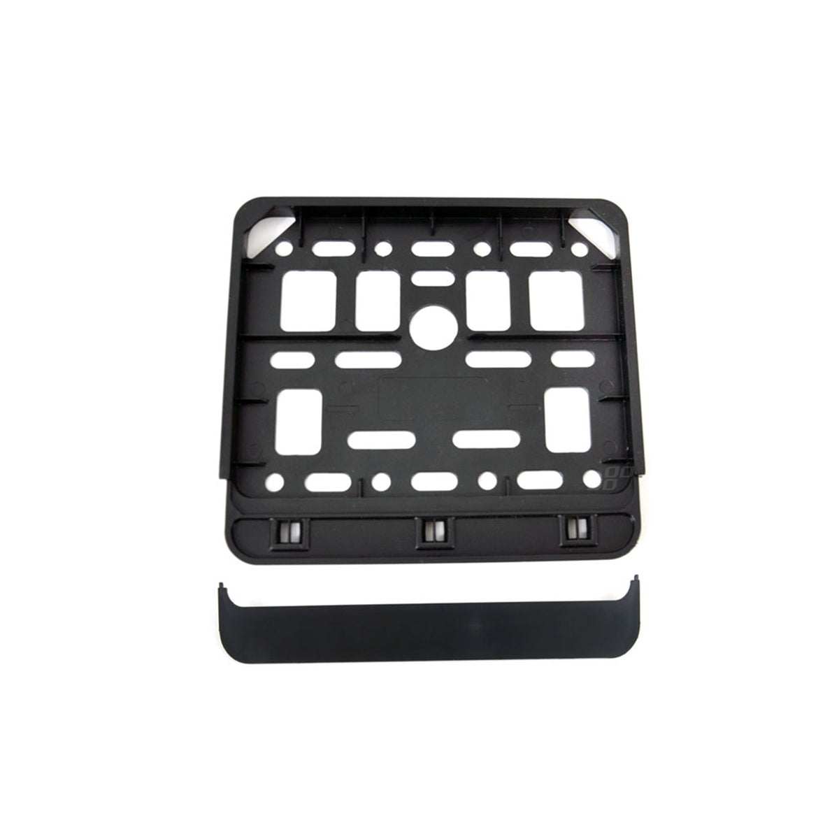 Kentekenplaat frame - scooter zwart AMiO 01169 - AMiO 01169 - afbeelding 1
