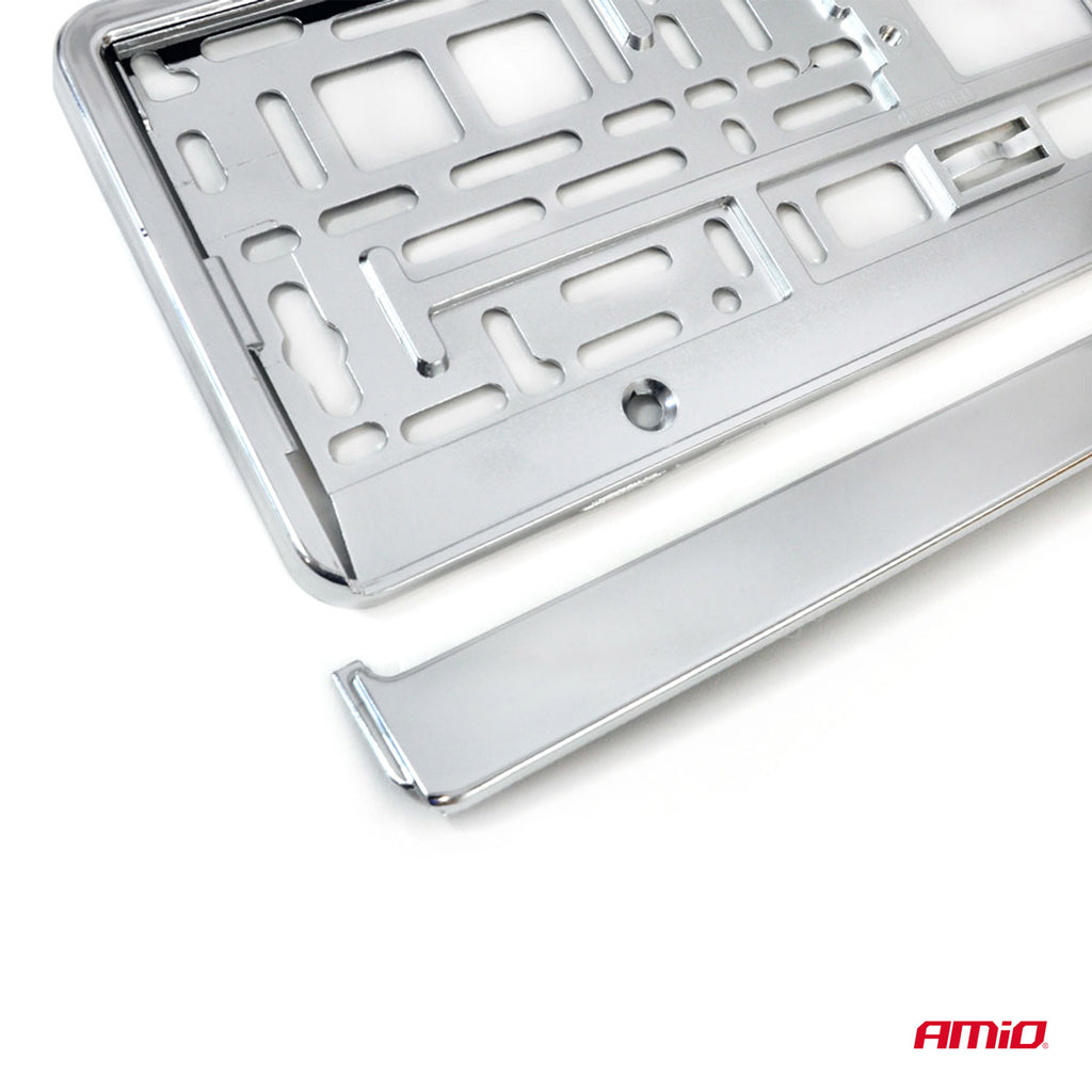 Kentekenplaat Frame - Zilver metalic AMiO 01170 - AMiO 01170 - afbeelding 2