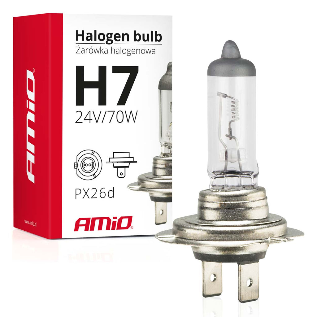 Halogeenlamp H7 24V 70W UV-filter (E8) AMiO 01252 - AMiO 01252 - afbeelding 5