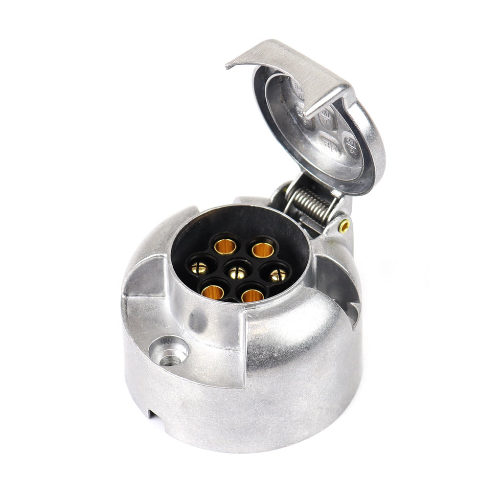 Aanhanger stopcontact 7 polig ALU AMiO 01257 - AMiO 01257 - afbeelding 2