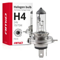 Halogeenlamp H4 24V 75/70W UV-filter (E8) AMiO 01267 - AMiO 01267 - afbeelding 1