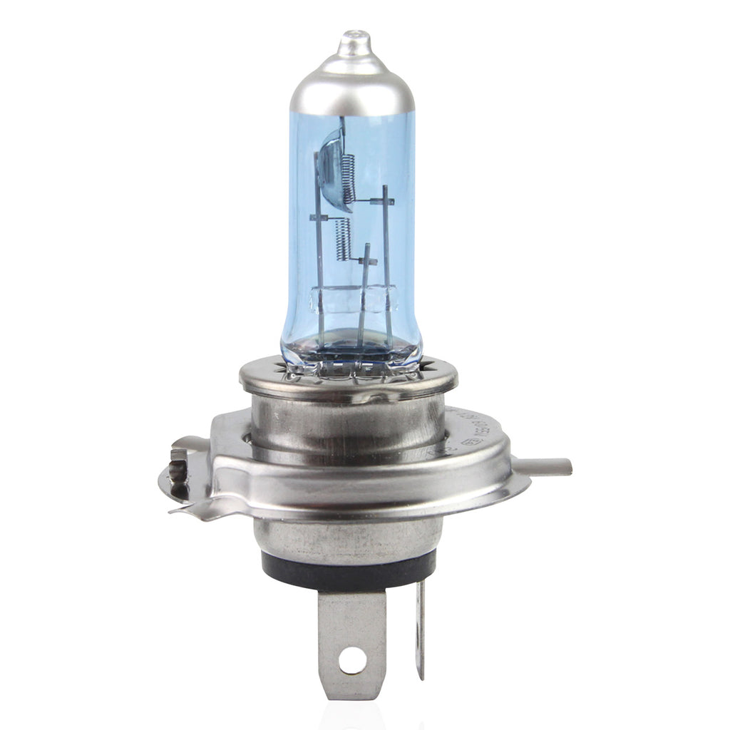 Halogeenlamp H4 12V 60/55W UV-filter (E8) Super Wit AMiO 01269 - AMiO 01269 - afbeelding 2