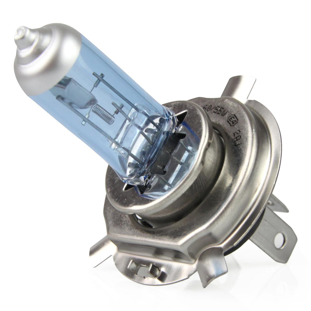 Halogeenlamp H4 12V 60/55W UV-filter (E8) Super Wit AMiO 01269 - AMiO 01269 - afbeelding 3