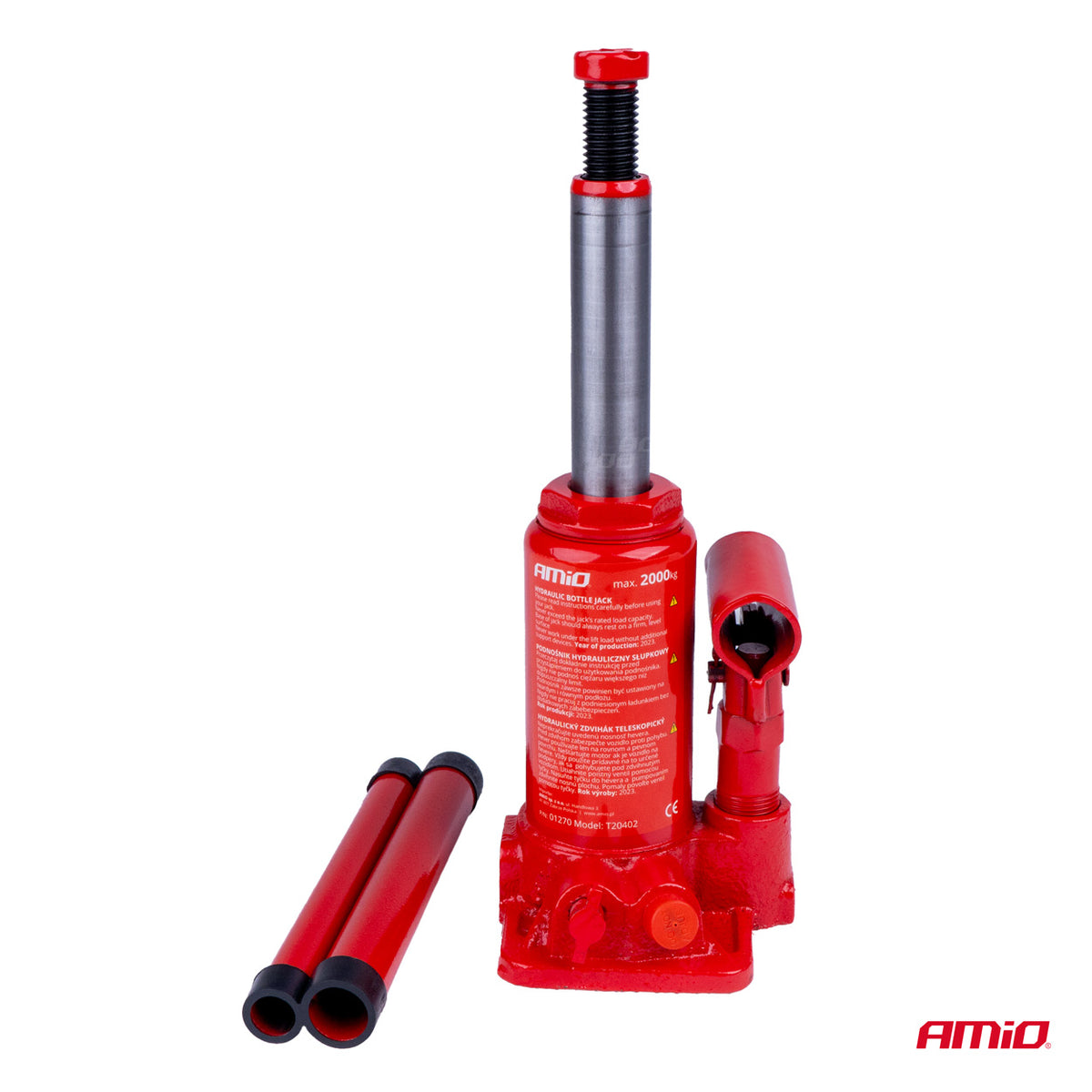 Fles Hydraulische krik 2T AMiO 01270 - AMiO 01270 - afbeelding 2