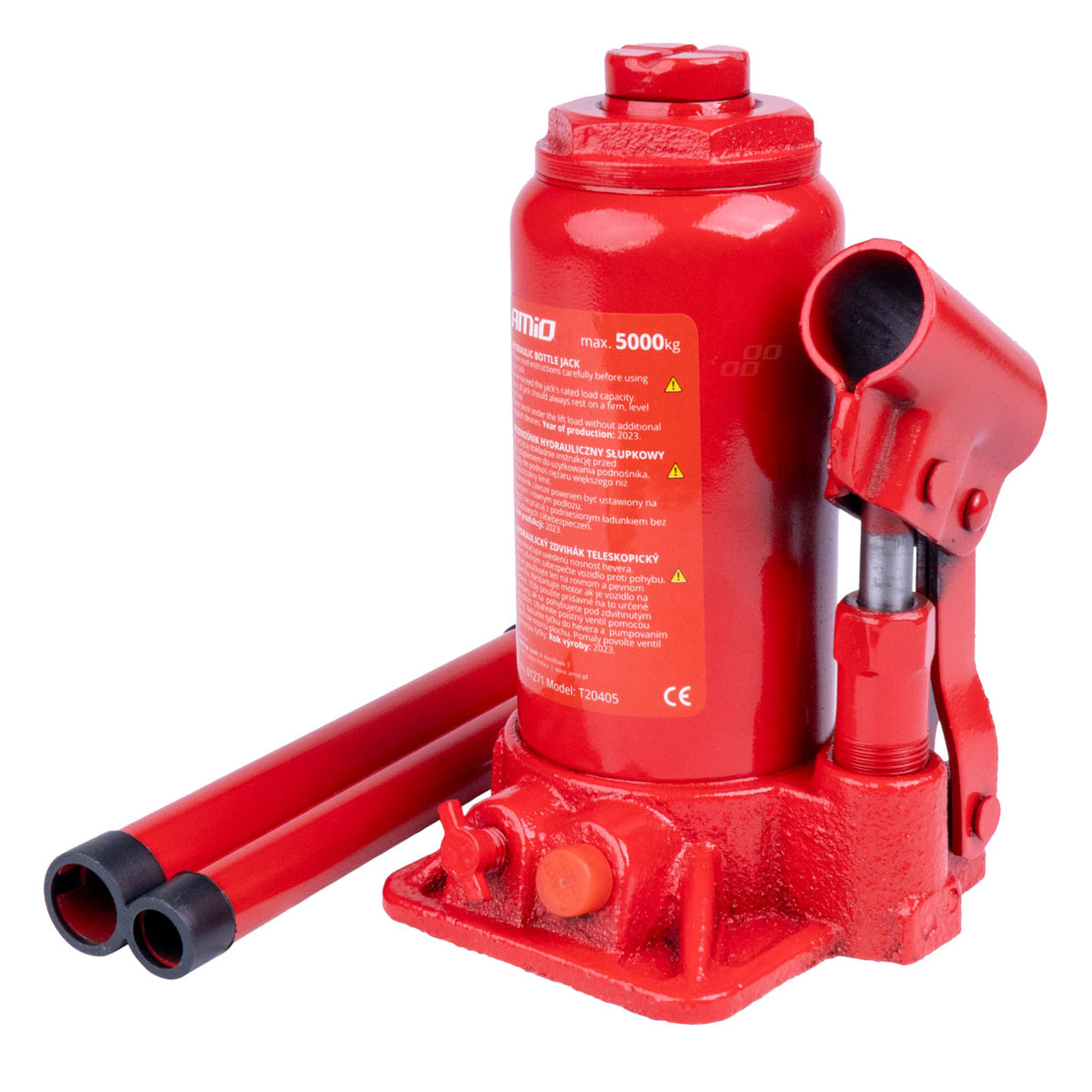 Fles Hydraulische krik 5T AMiO 01271 - AMiO 01271 - afbeelding 1