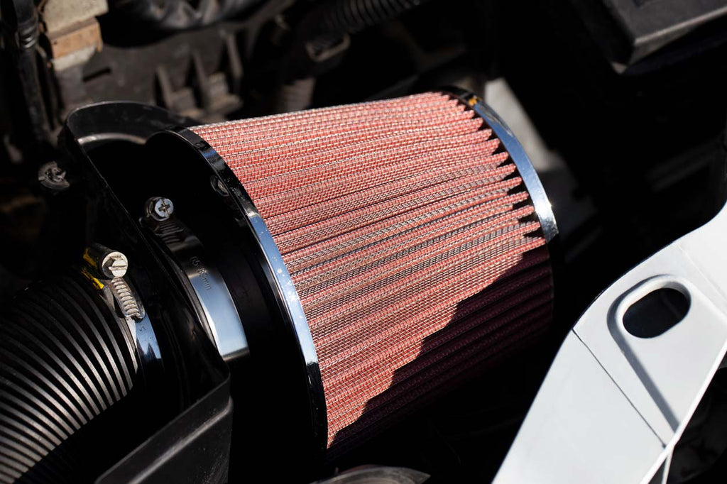 Auto Conische filter rood/chroom, universeel, 3 bevestigingsadapters AMiO 01282 - AMiO 01282 - afbeelding 5