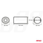 Uitlaat Pijp RVS MT 006 AMiO 01306 - AMiO 01306 - afbeelding 5