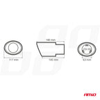 Uitlaat Pijp RVS MT 014 AMiO 01314 - AMiO 01314 - afbeelding 5