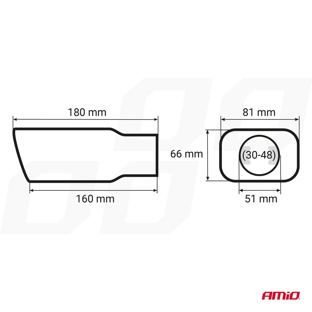 Uitlaat Pijp RVS MT 015 AMiO 01315 - AMiO 01315 - afbeelding 6