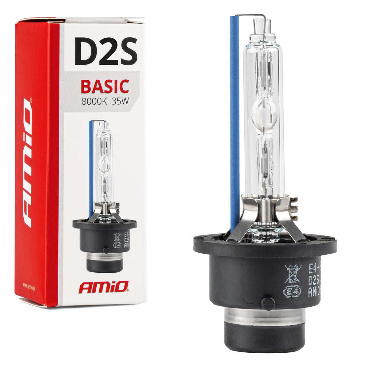 Xenon lamp type D2S 8000K AMiO BASIC 01321 - AMiO 01321 - afbeelding 1