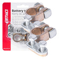 Messing accupolen 2 stuks AMiO 01392 - AMiO 01392 - afbeelding 1