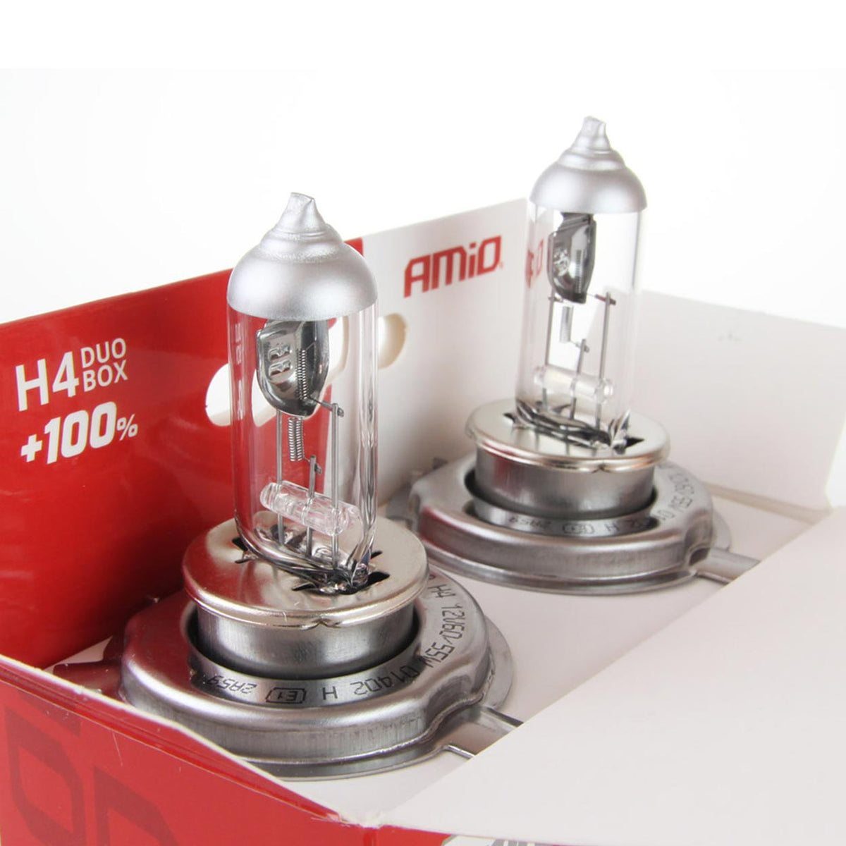 Halogeenlampen H4 12V 60/55W LumiTec ZILVER +100% DUO AMiO 01402 - AMiO 01402 - afbeelding 3