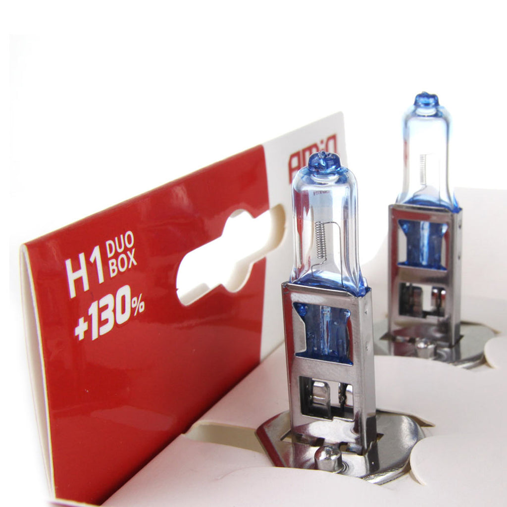 Halogeenlampen H1 12V 55W LumiTec LIMITED +130% DUO AMiO 01404 - AMiO 01404 - afbeelding 4