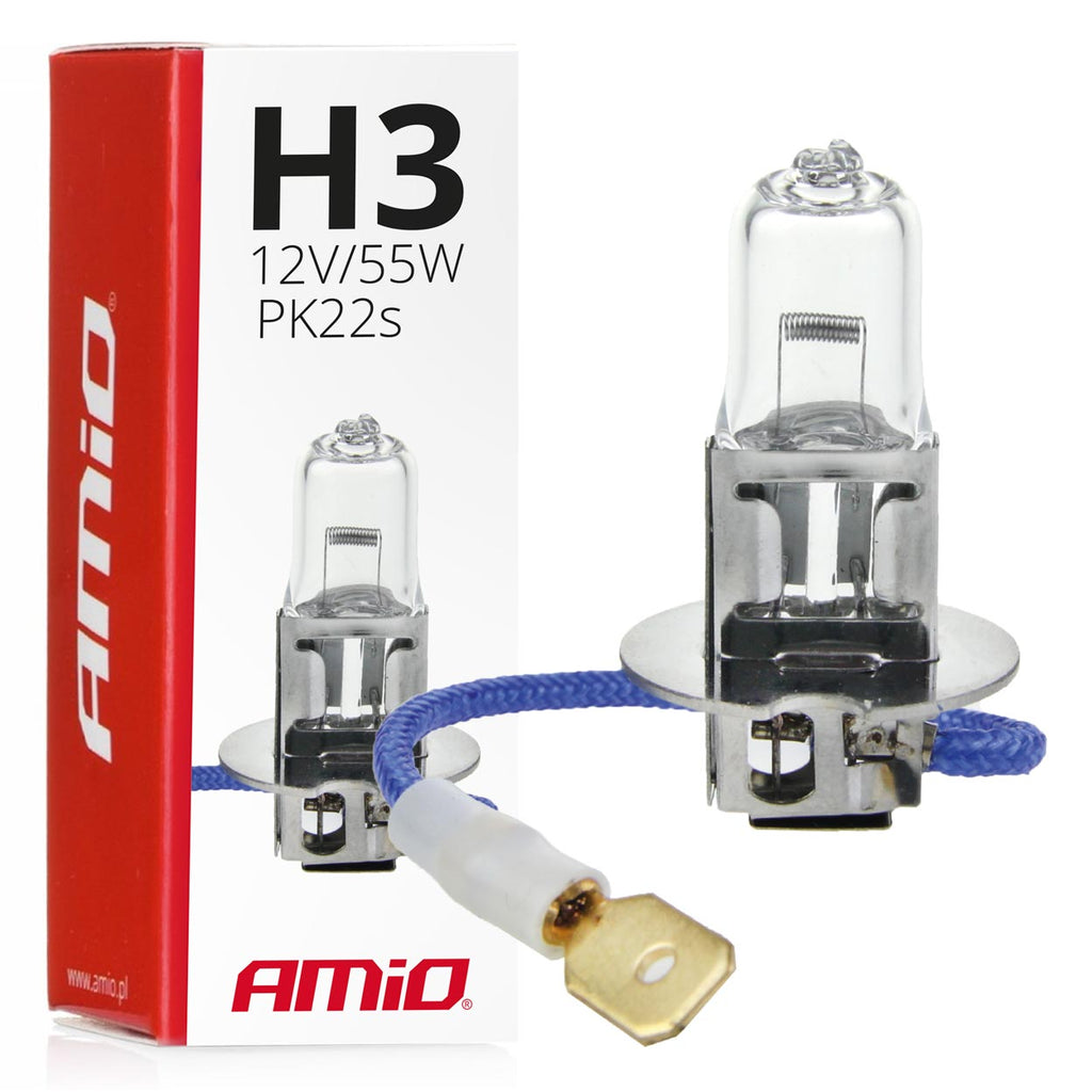 Halogeenlamp H3 12V 55W AMiO 01478 - AMiO 01478 - afbeelding 2