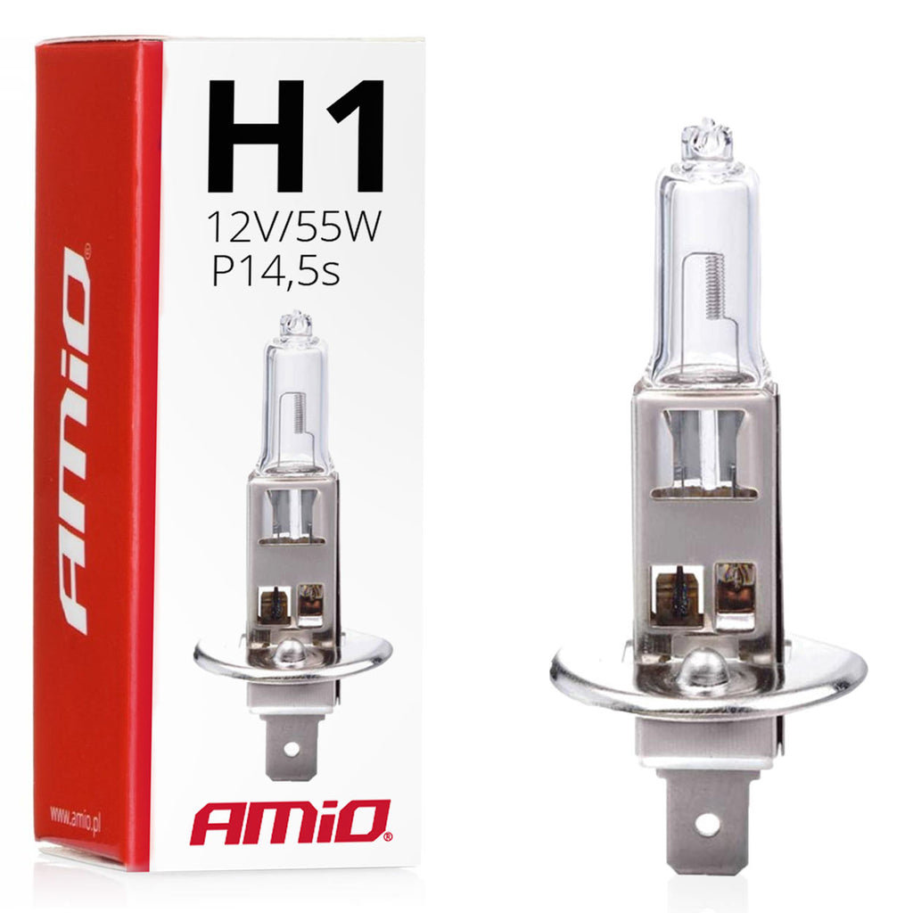 Halogeenlamp H1 12V 55W AMiO 01484 - AMiO 01484 - afbeelding 3