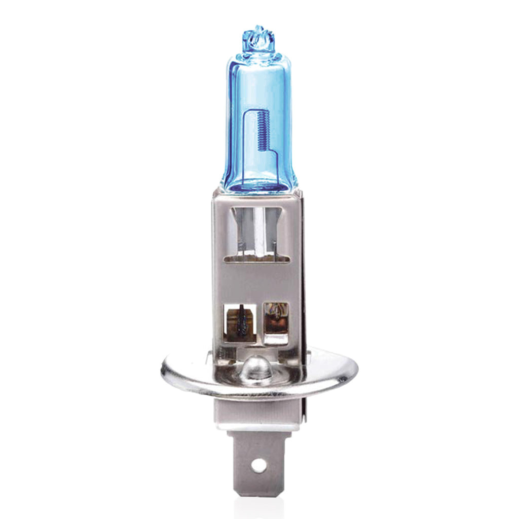 Halogeenlamp H1 12V 55W Super Wit AMiO 01489 - AMiO 01489 - afbeelding 1