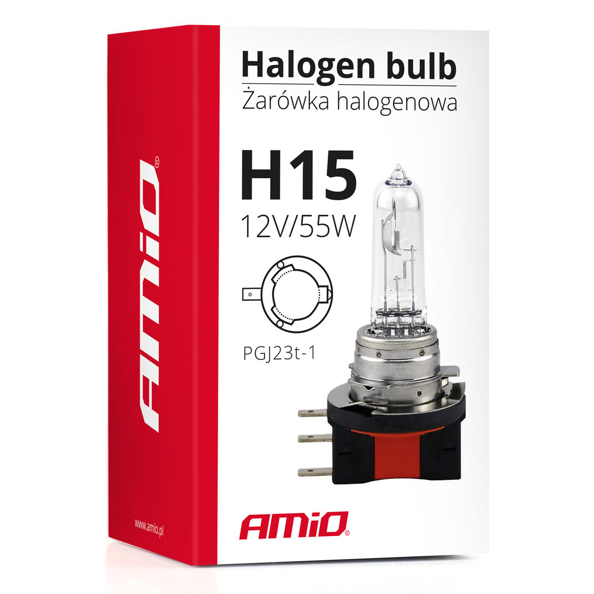 Halogeenlamp H15 12V/55W AMiO 01490 - AMiO 01490 - afbeelding 4