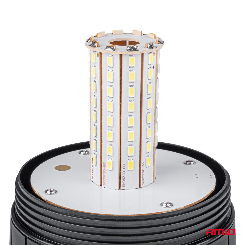 LED Waarschuwingslamp W09M MAG/3 BOLT, ECE R10 80LED 12/24V IP56 AMiO 01502 - AMiO 01502 - afbeelding 4