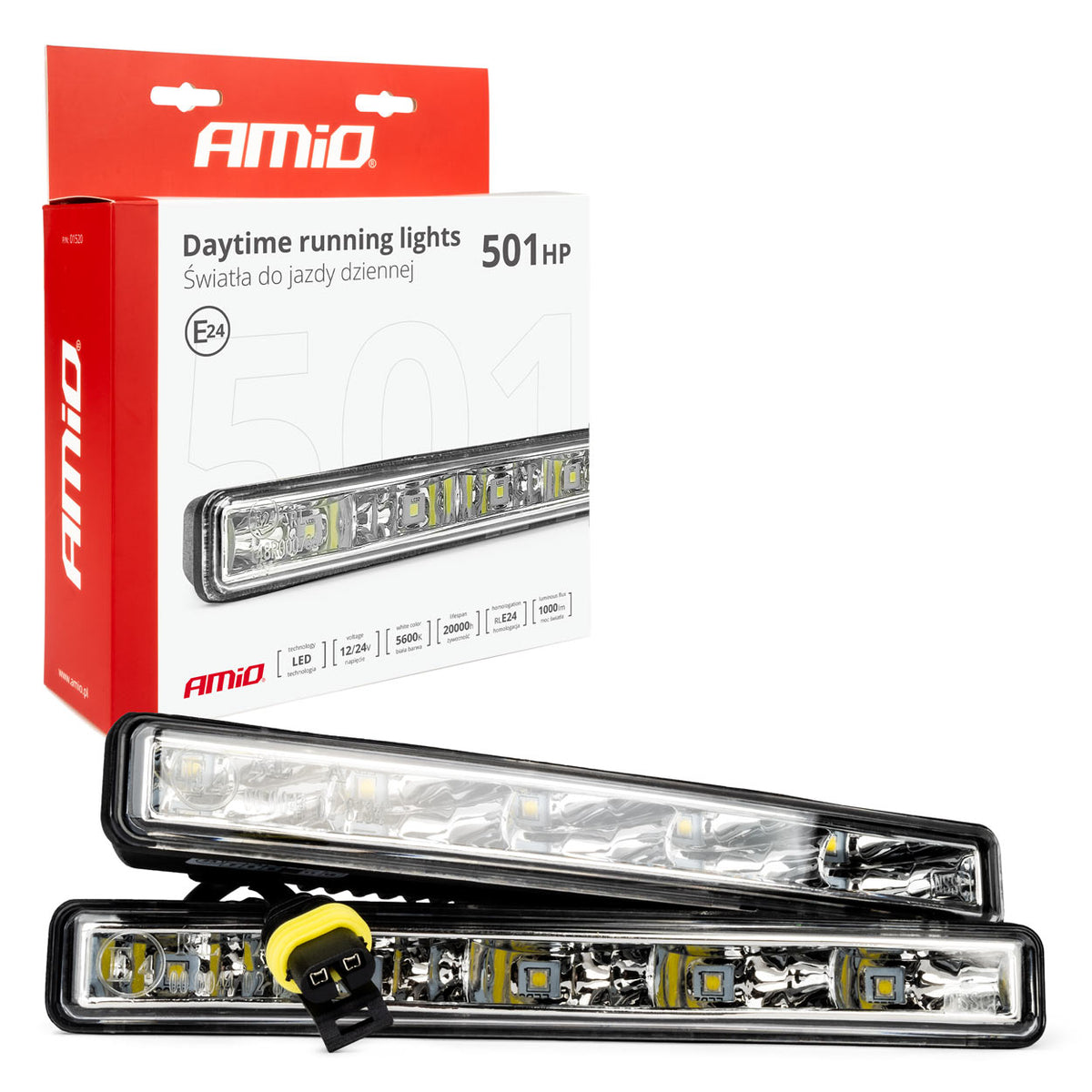 Dagrijverlichting DRL 501HP AMiO 01520