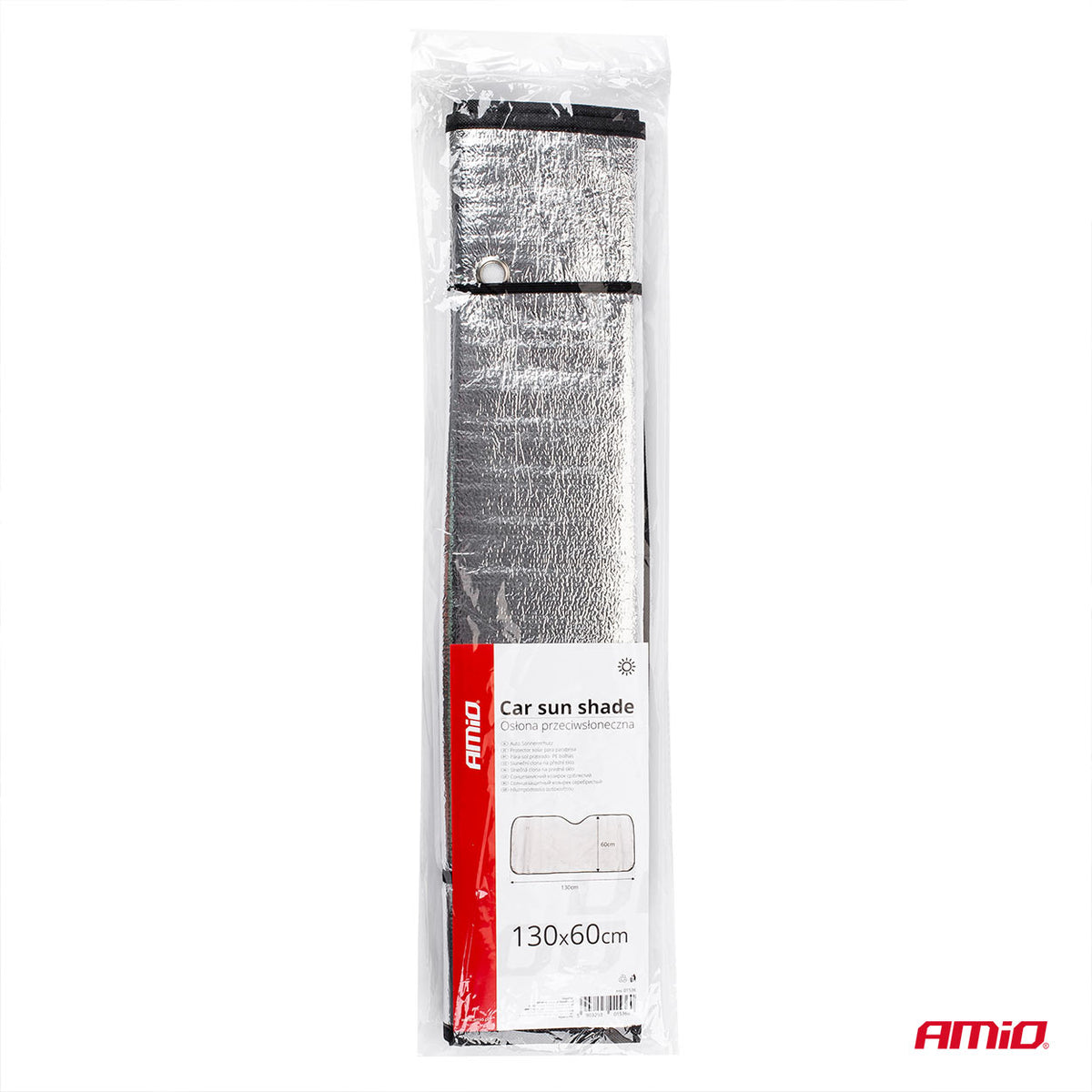 Zonnescherm - 130x60 cm - zilver, EPE-schuim AMiO 01536 - AMiO 01536 - afbeelding 7