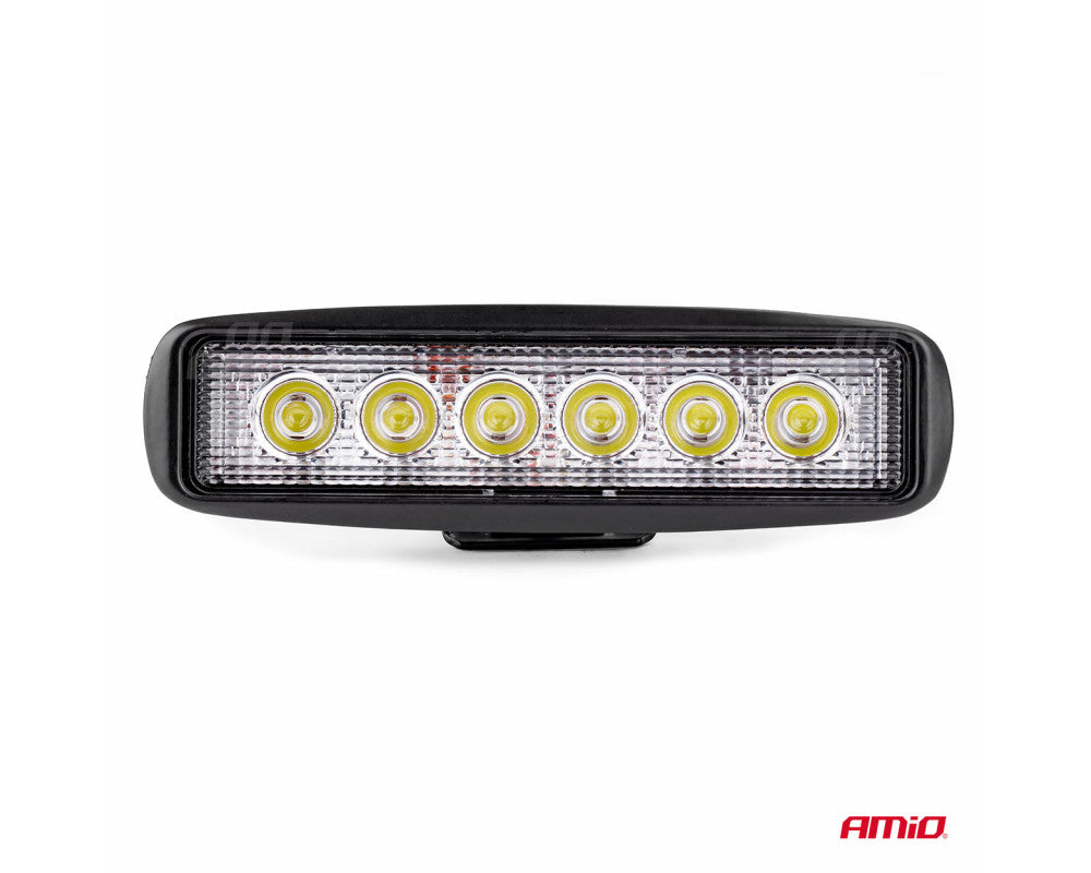 Werklamp AWL01 6 LED FLAT 9-60V, afm 160x43x42mm