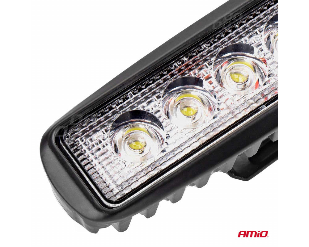 Werklamp AWL01 6 LED FLAT 9-60V, afm 160x43x42mm