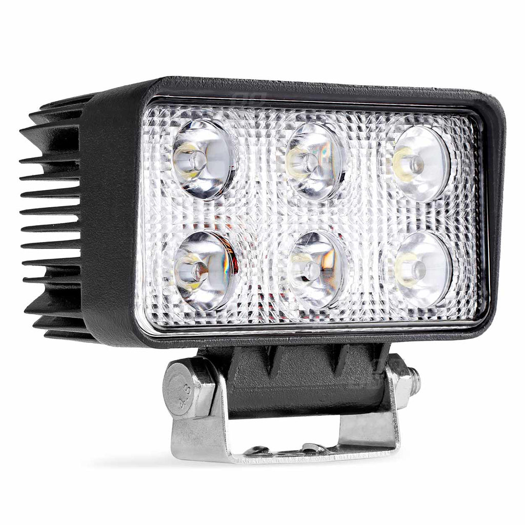 Werklamp AWL02 6 LED FLAT 9-60V AMiO 01613 - AMiO 01613 - afbeelding 1