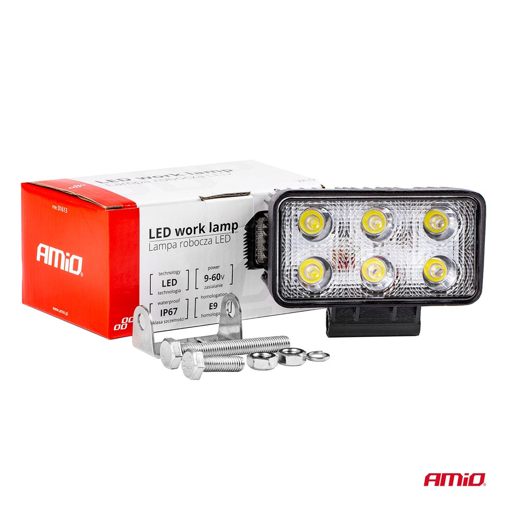 Werklamp AWL02 6 LED FLAT 9-60V AMiO 01613 - AMiO 01613 - afbeelding 8