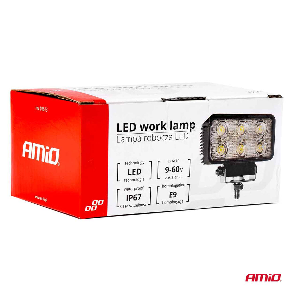 Werklamp AWL02 6 LED FLAT 9-60V AMiO 01613 - AMiO 01613 - afbeelding 9