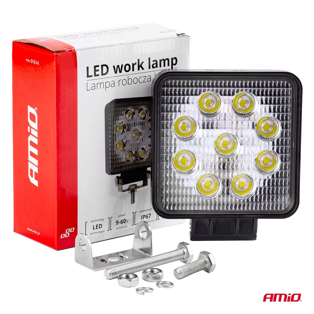 Werklamp AWL03 9 LED FLOOD 9-60V AMiO 01614 - AMiO 01614 - afbeelding 8
