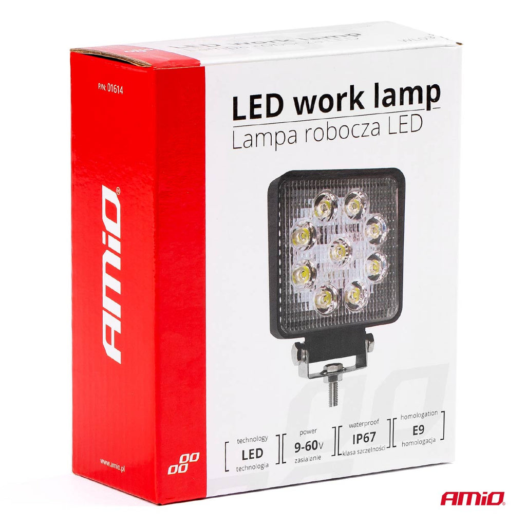Werklamp AWL03 9 LED FLOOD 9-60V AMiO 01614 - AMiO 01614 - afbeelding 11