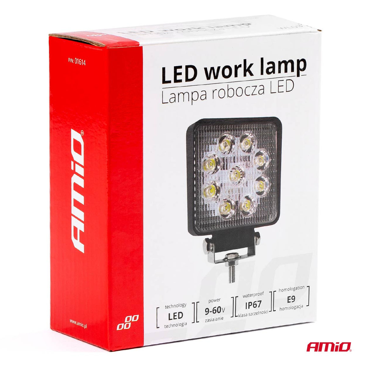 Werklamp AWL03 9 LED FLOOD 9-60V AMiO 01614 - AMiO 01614 - afbeelding 11