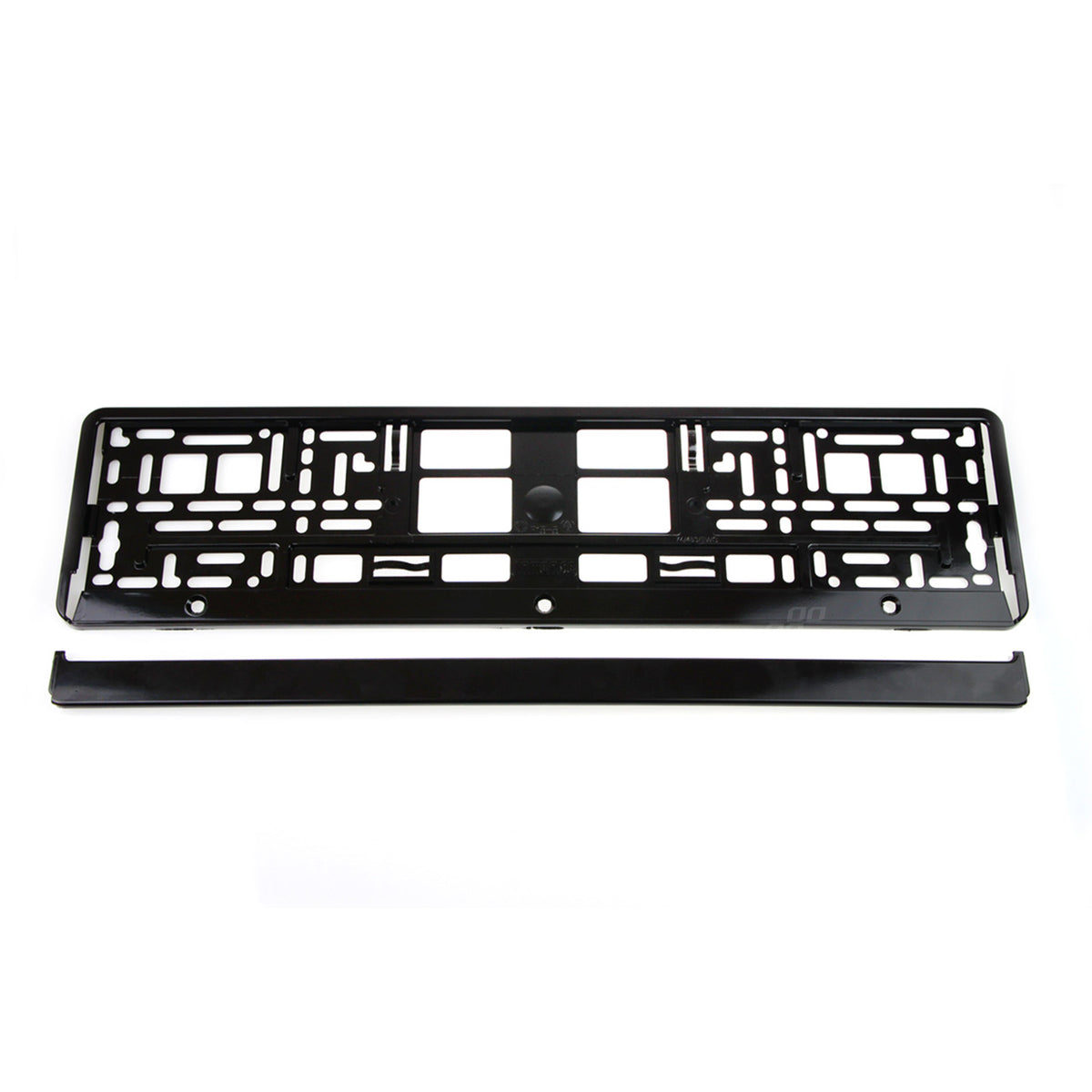 Kentekenplaat Frame - Zwart metalic AMiO 01644 - AMiO 01644 - afbeelding 2