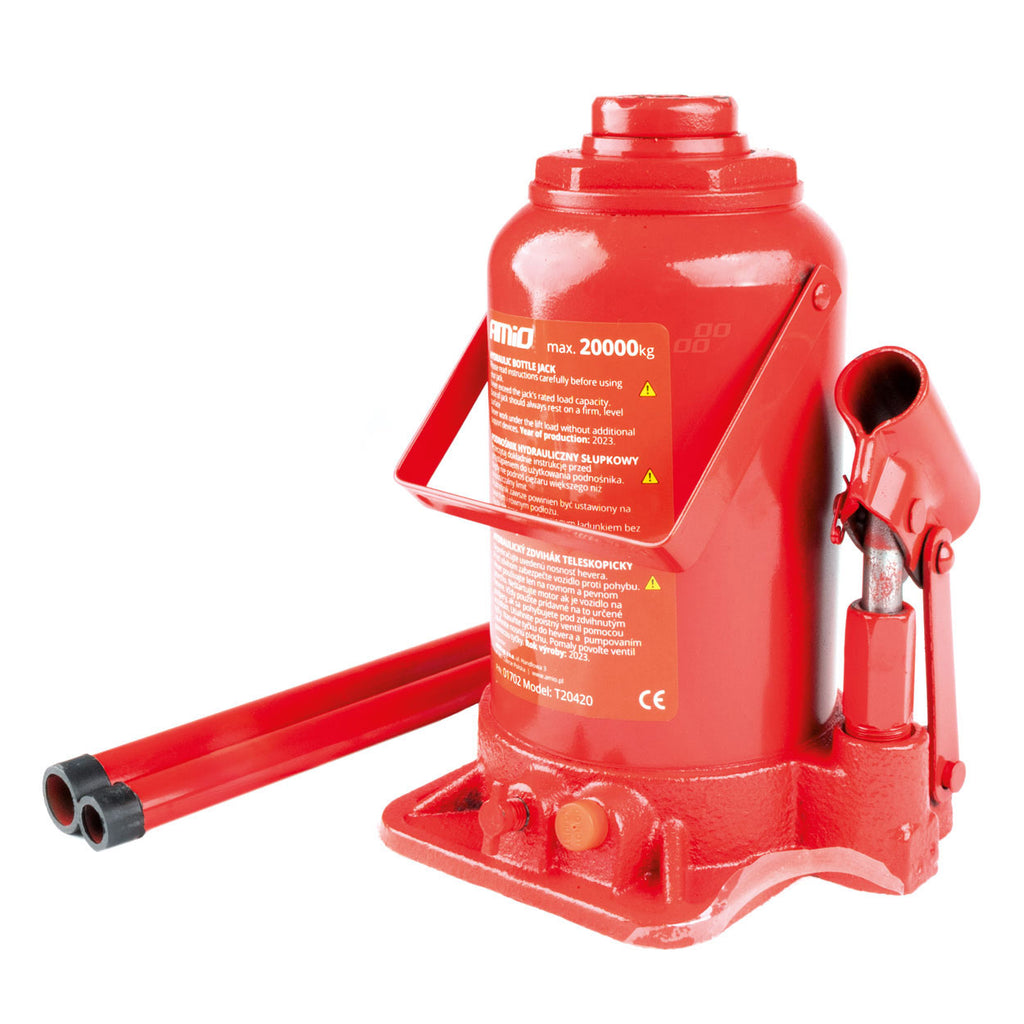 Fles Hydraulische krik 20T AMiO 01702 - AMiO 01702 - afbeelding 1