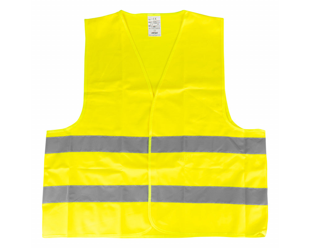 Veiligheidsvest geel met certificaat
